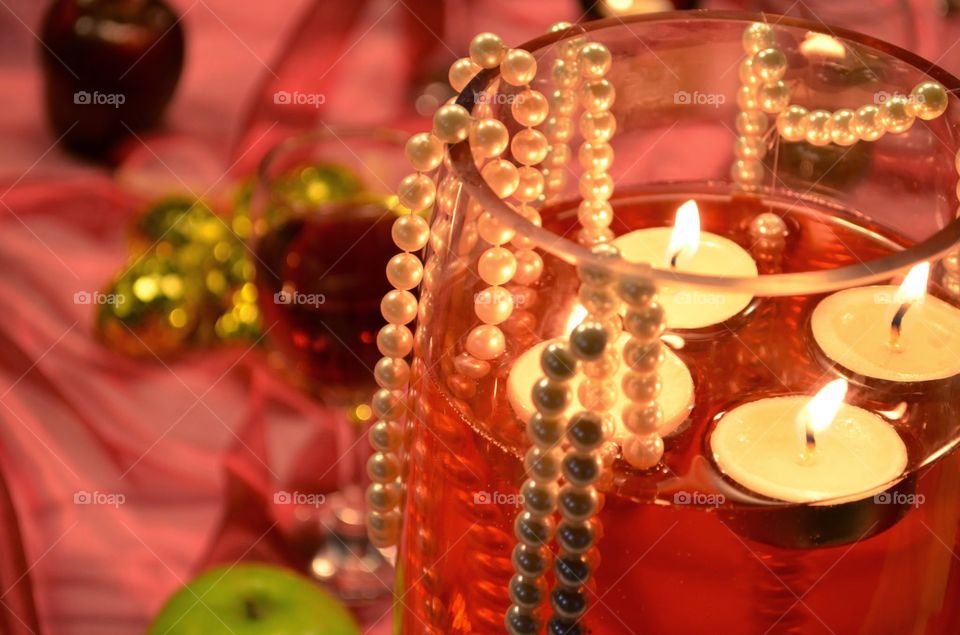 Nowruz. My friends invited me to the celebration of Persian New year. This is a close-up of the table decorations they had.