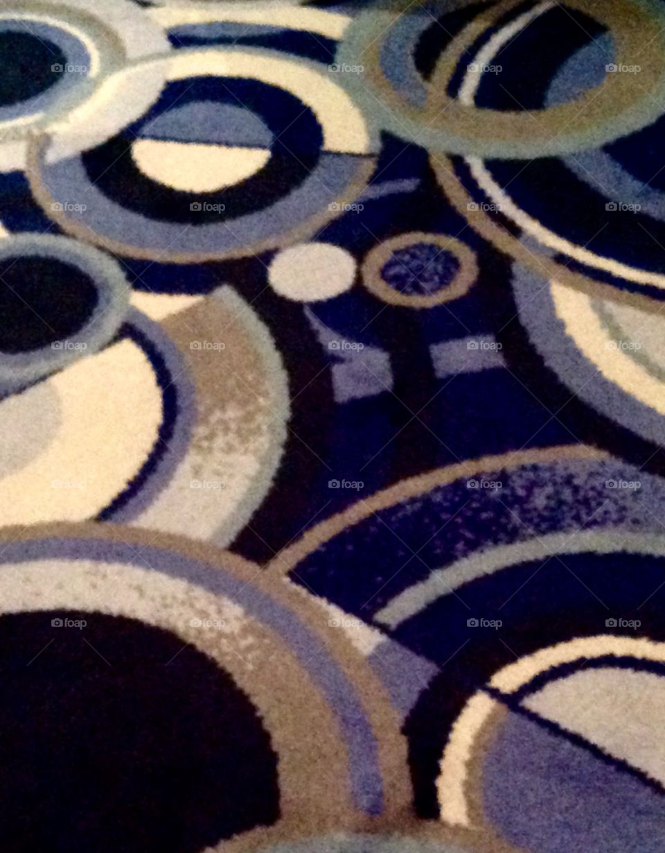 Circles within circles..... I love the design of the ship's carpet
