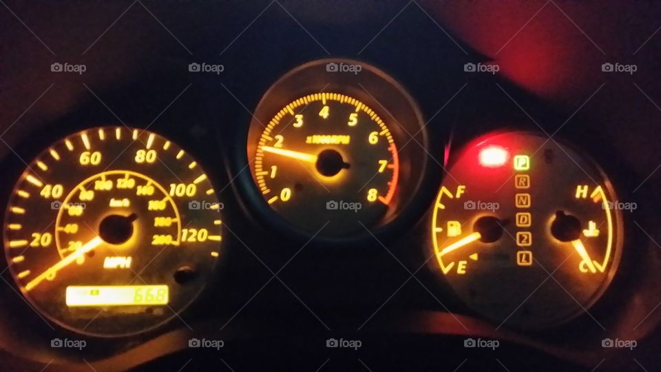 picture of my dash at night. Looks pretty cool.