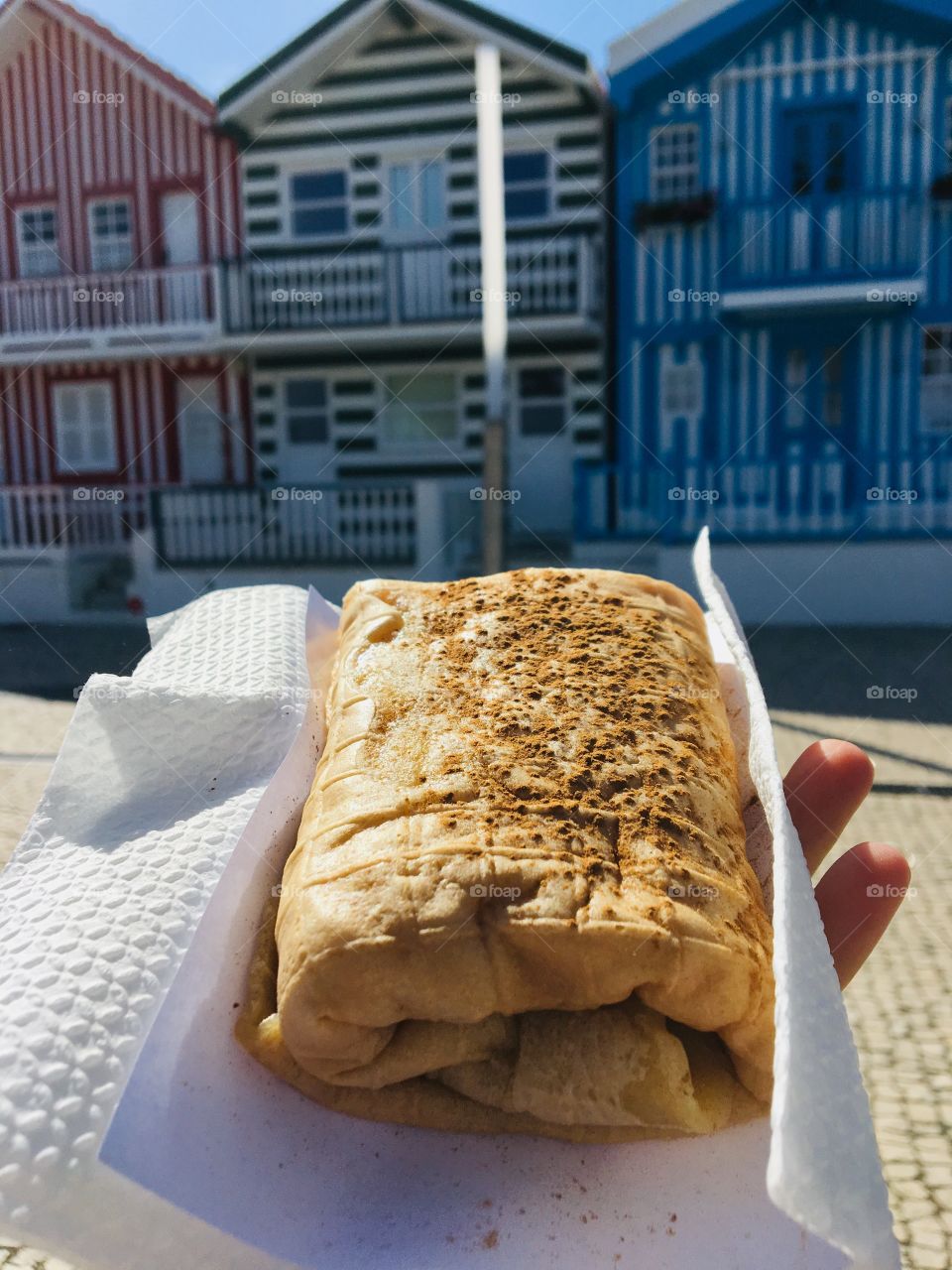 Chocolate tripa from Costa Nova, Aveiro, Portugal 