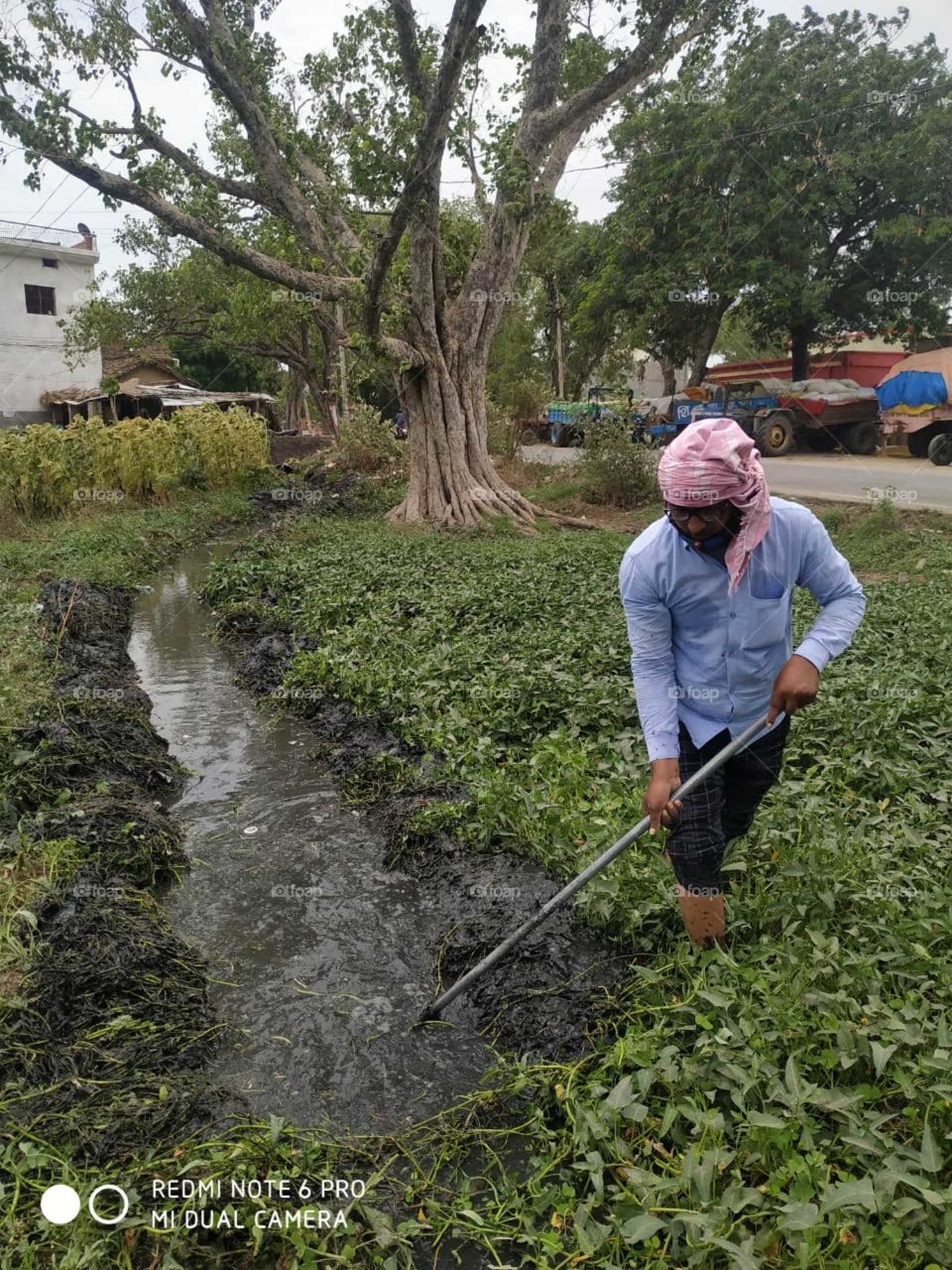 UP India Chakia Chandauli Rural Development Cleanliness Work