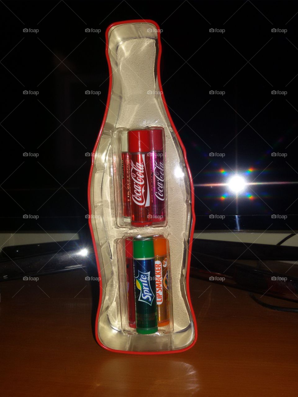 Lipstick Coca Cola box