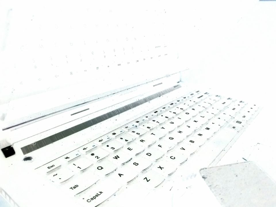 clean rectangular keyboard pure in words