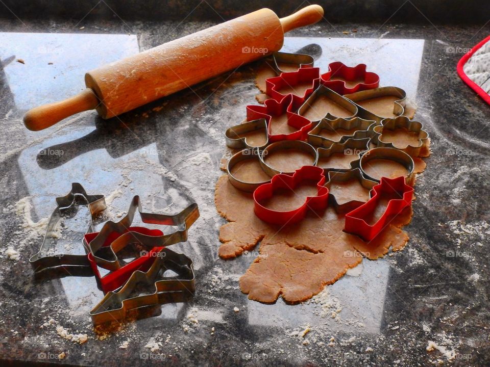 Gingerbread in making