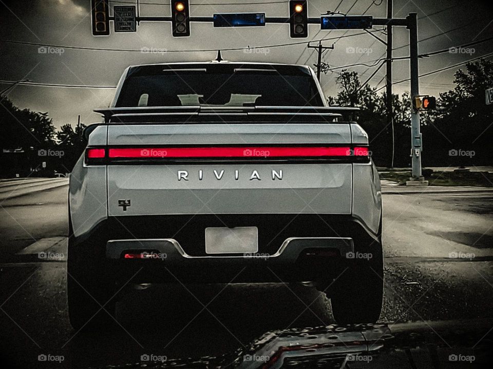 Rivian electric pickup truck