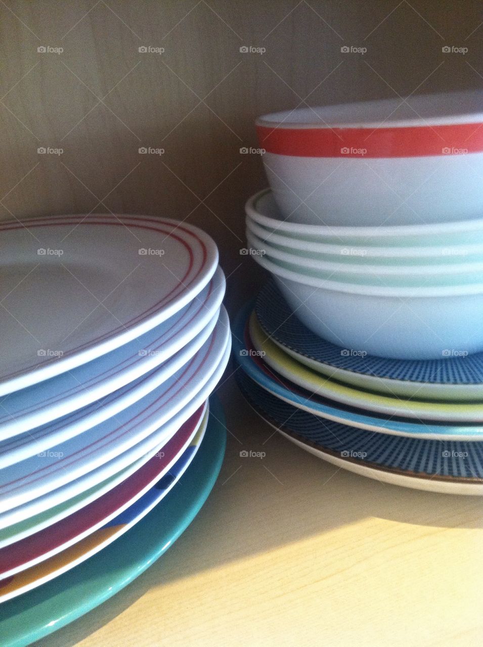 Shelf of dishes