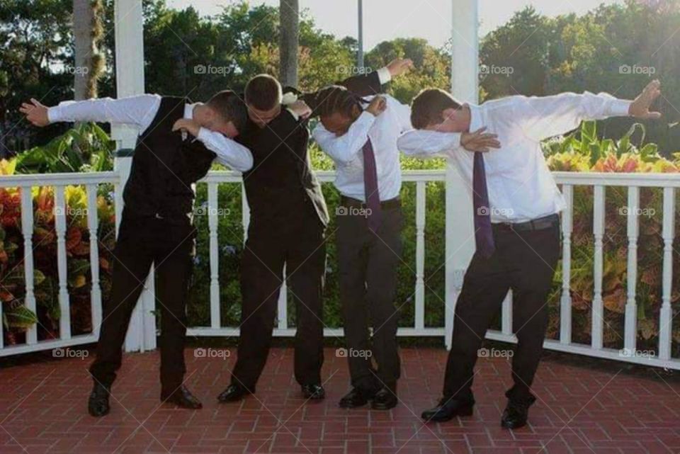 Groom And His Groomsmen