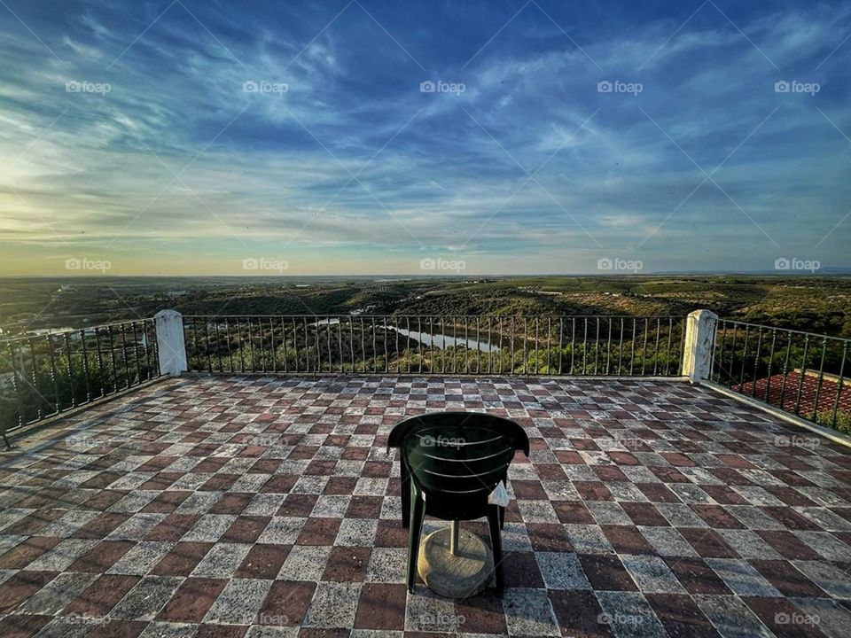 Chair in the middle of Alentejo, Portugal.