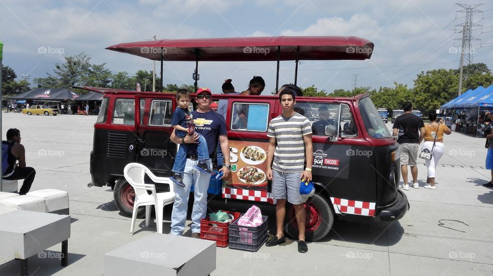 Tacos en un VW Wagon!!!
