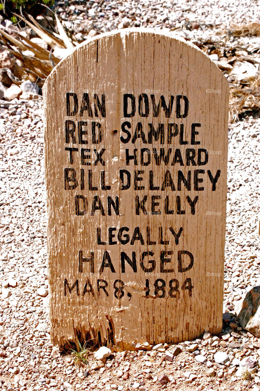 grave boothill tombstone by refocusphoto