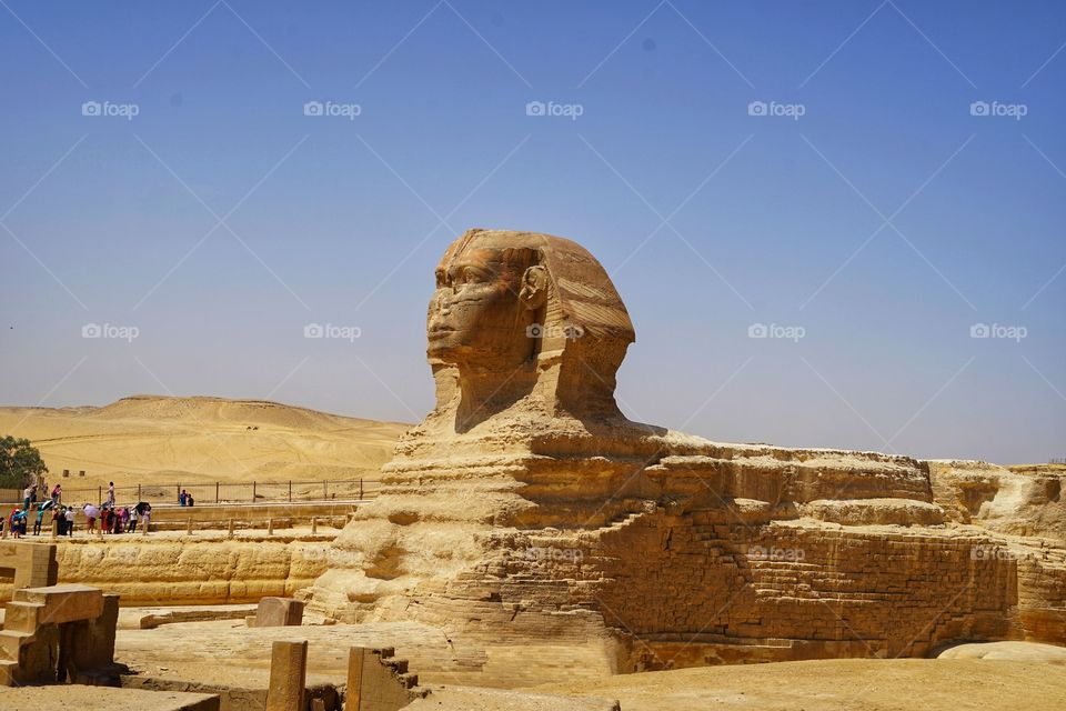 Sphinx of Giza of Egypt