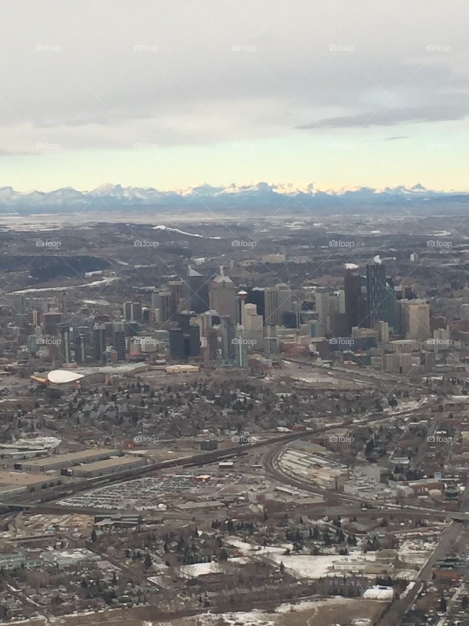 Calgary from above 