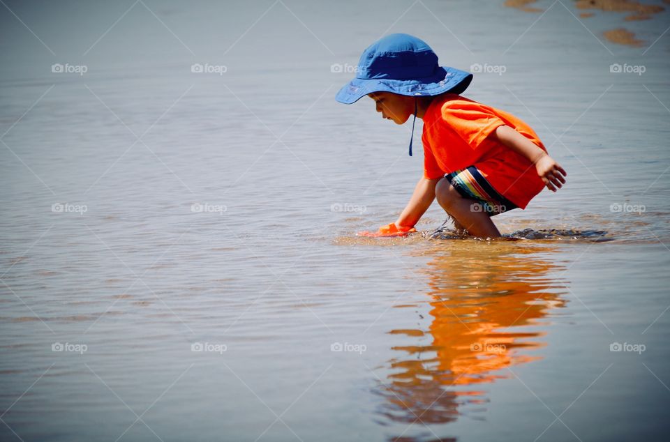 A boy and his boat