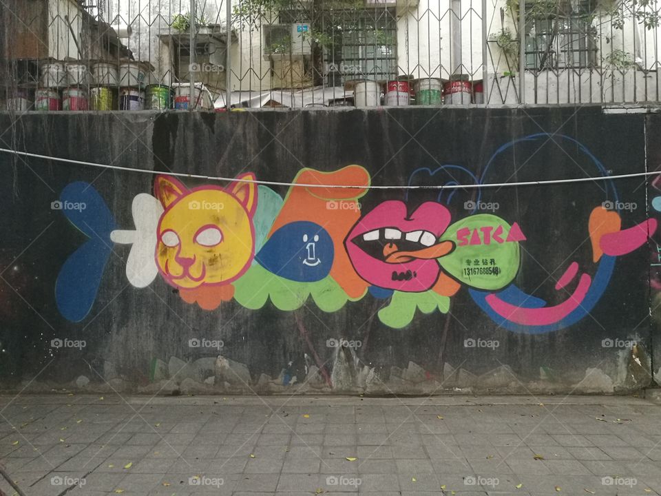 Graffiti Art in Shenzhen, China