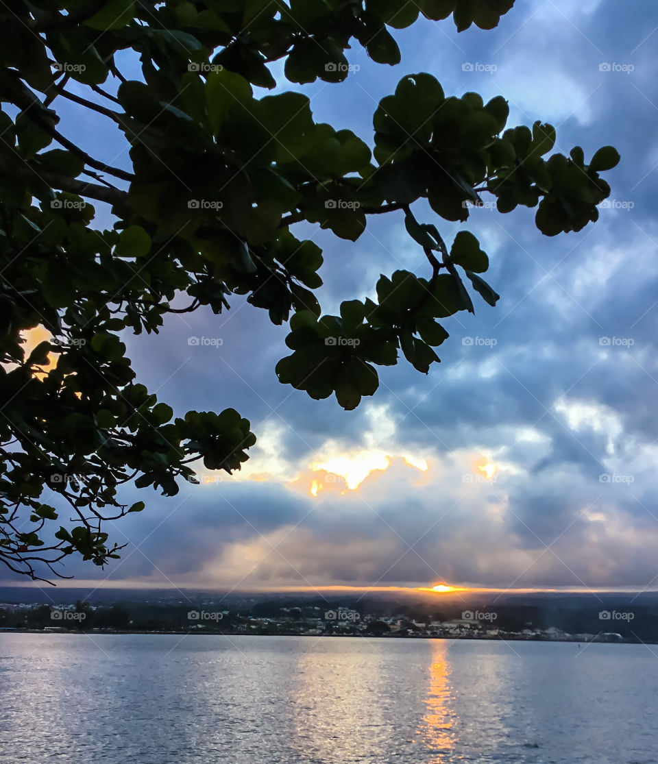 Sunset on Hilo Bay