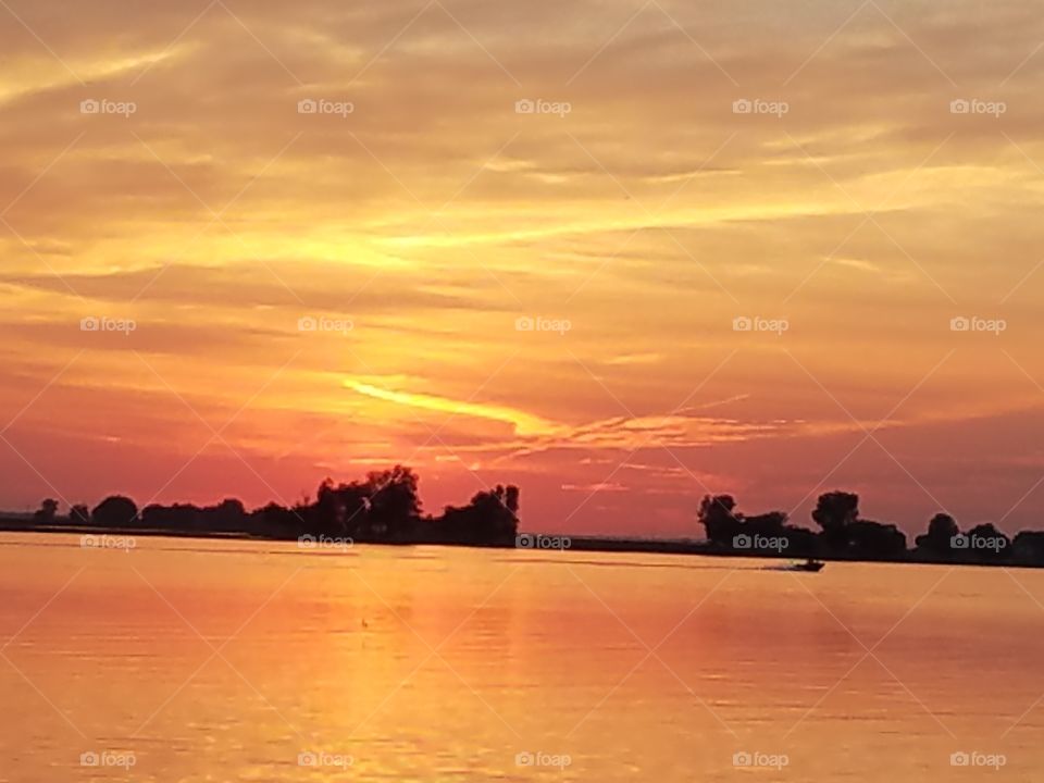Michigan sunset set