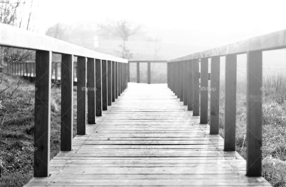Brücke in Schwarz /weiß