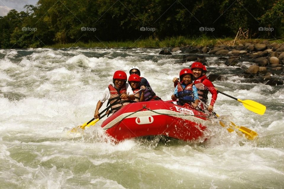 White water rafting