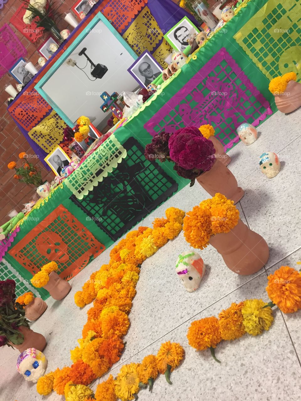 Celebration of day of the dead in mexico