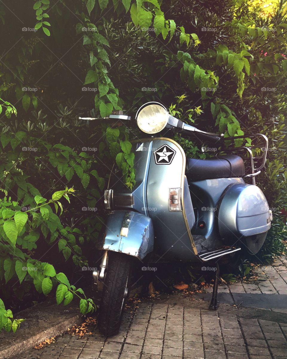 Lonely vespa