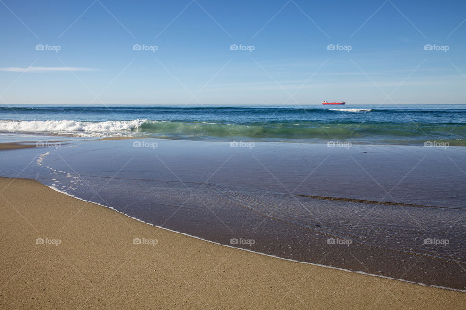 Waves on the beach