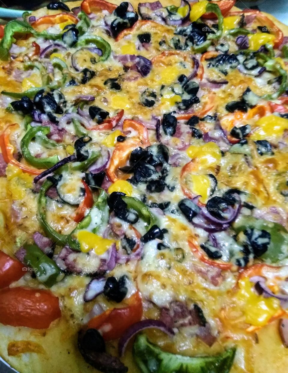 pizza by mom
