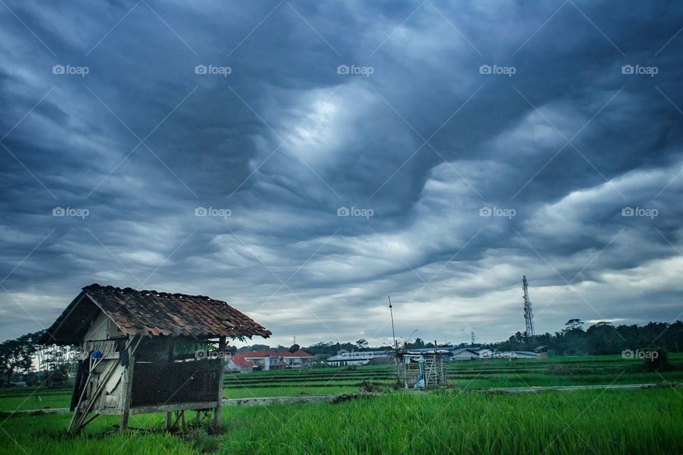 the view when it will rain