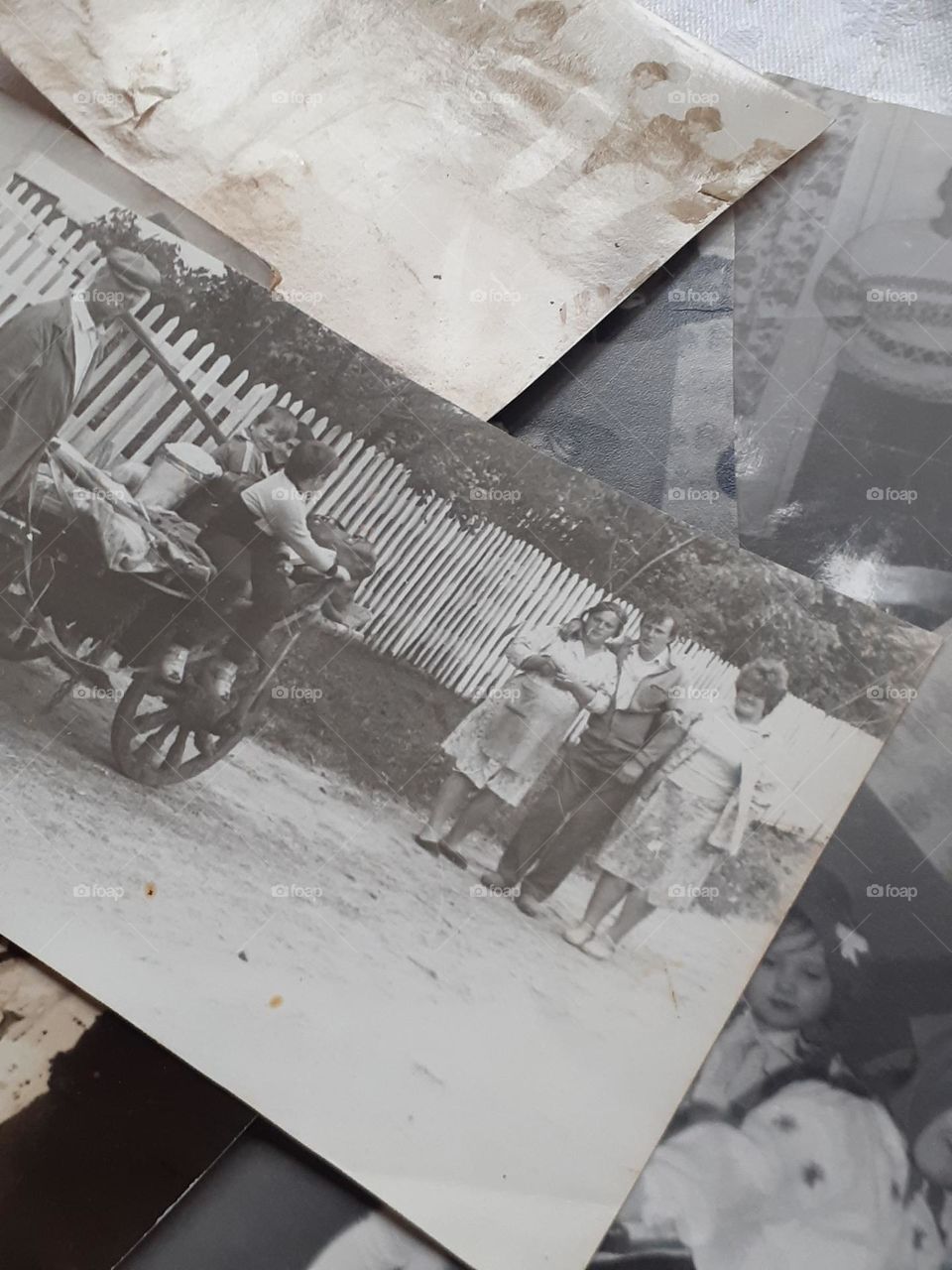 old vintage photos from the 90s showing people in the village