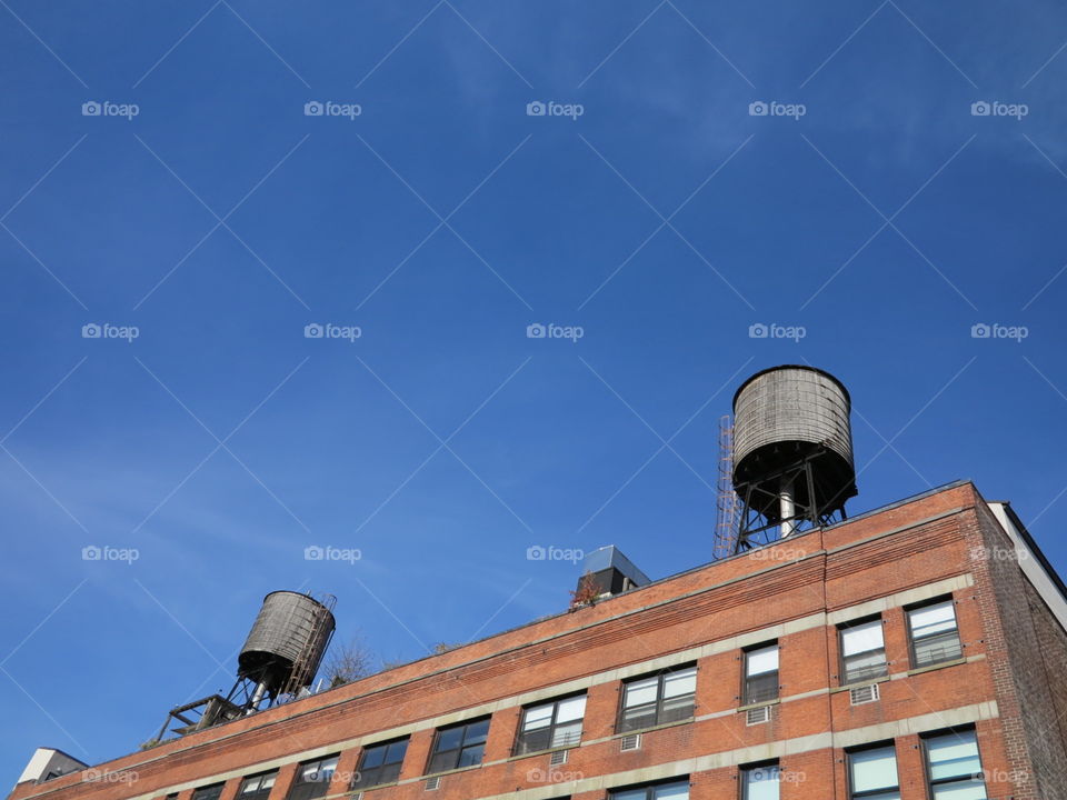Chelsea District Water Towers. New York City