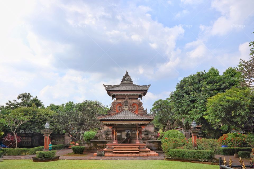 Traditional building of Bali, Indonesia