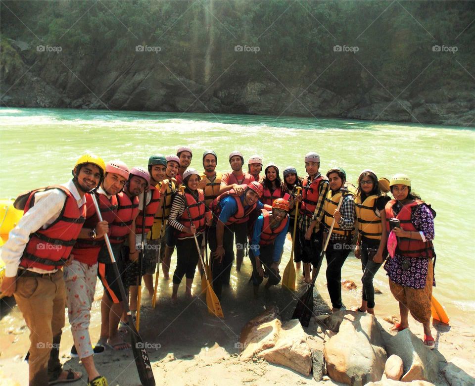 drafting adventure at Rishikesh, Uttrakhand, India