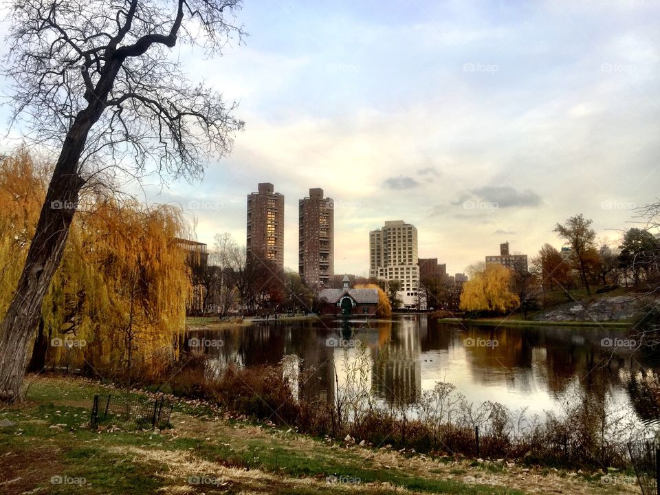 High angle view of cityscape