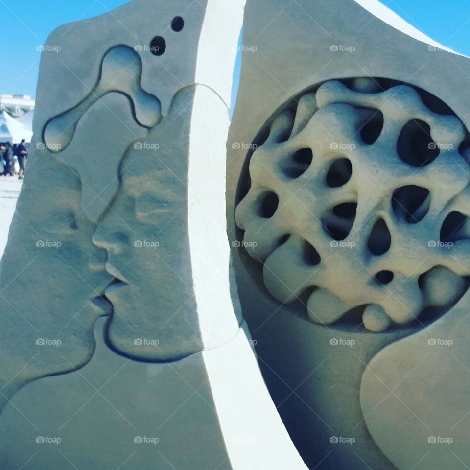 Treasure Island Sand sculpture
