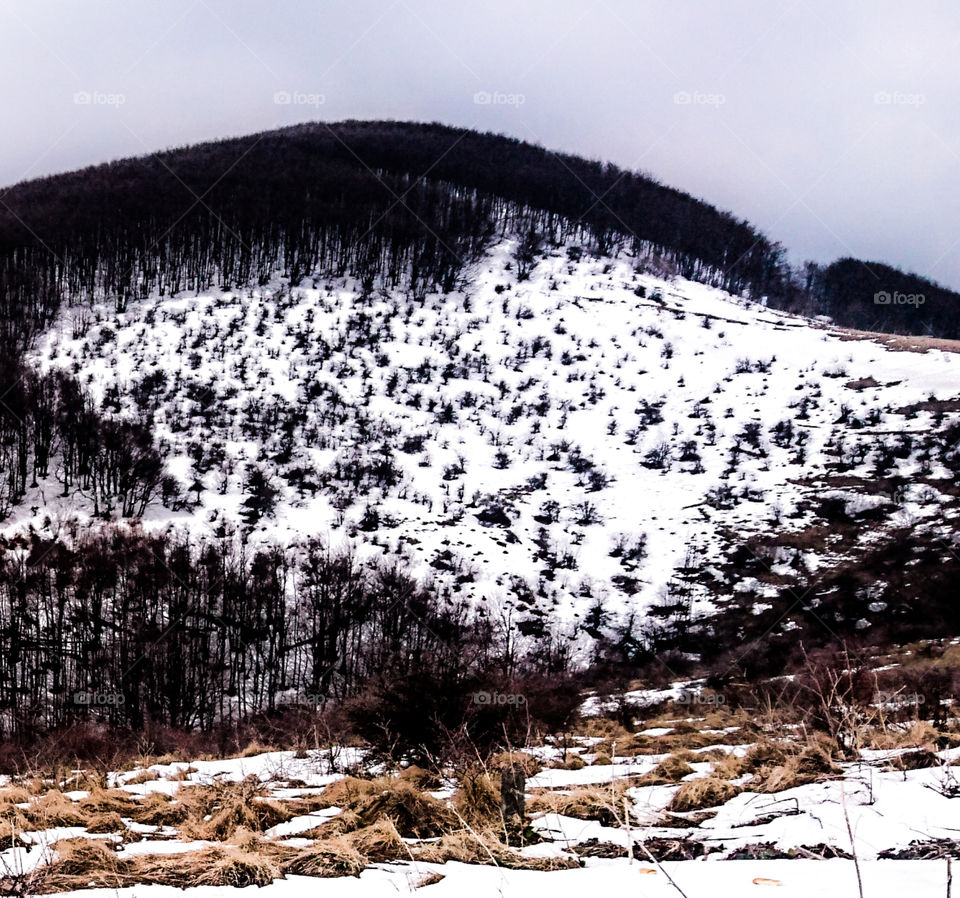 Balkans in snow