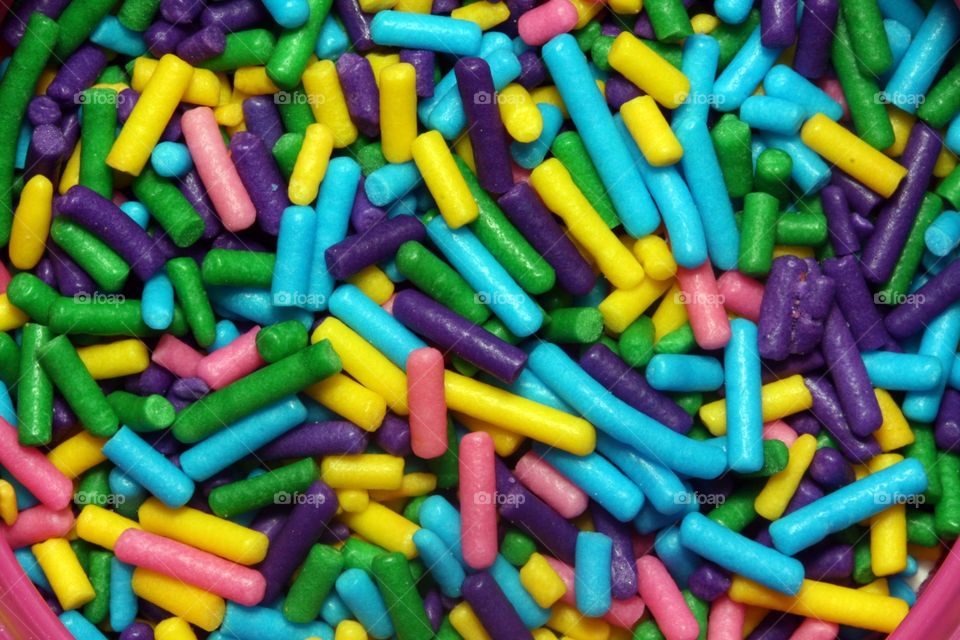 Colourful sprinkles