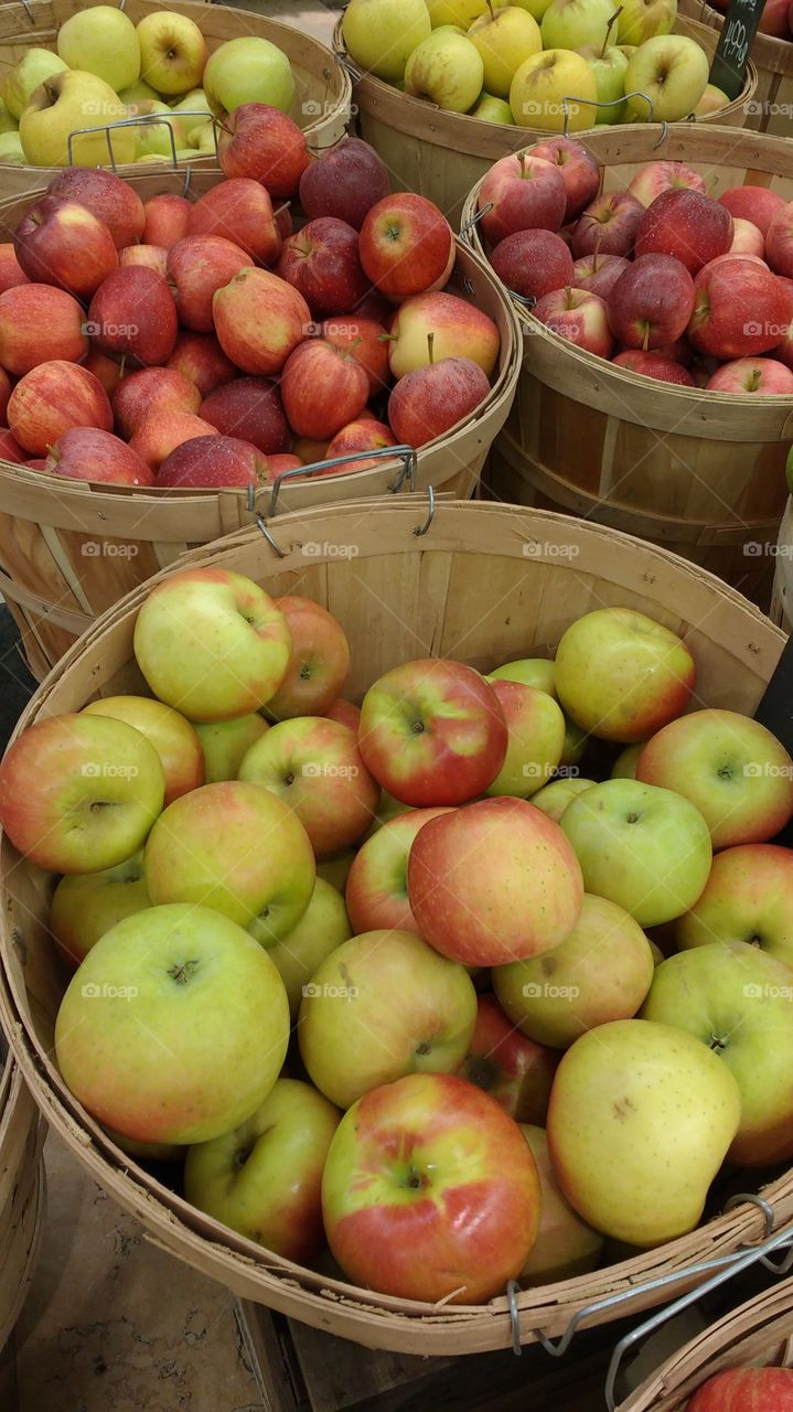 Baskets of Apples