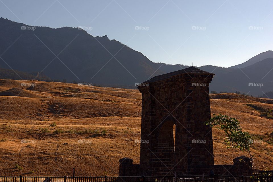 Gate in Yellowstone National Park