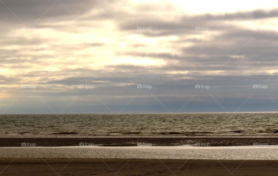 sunset at the beach