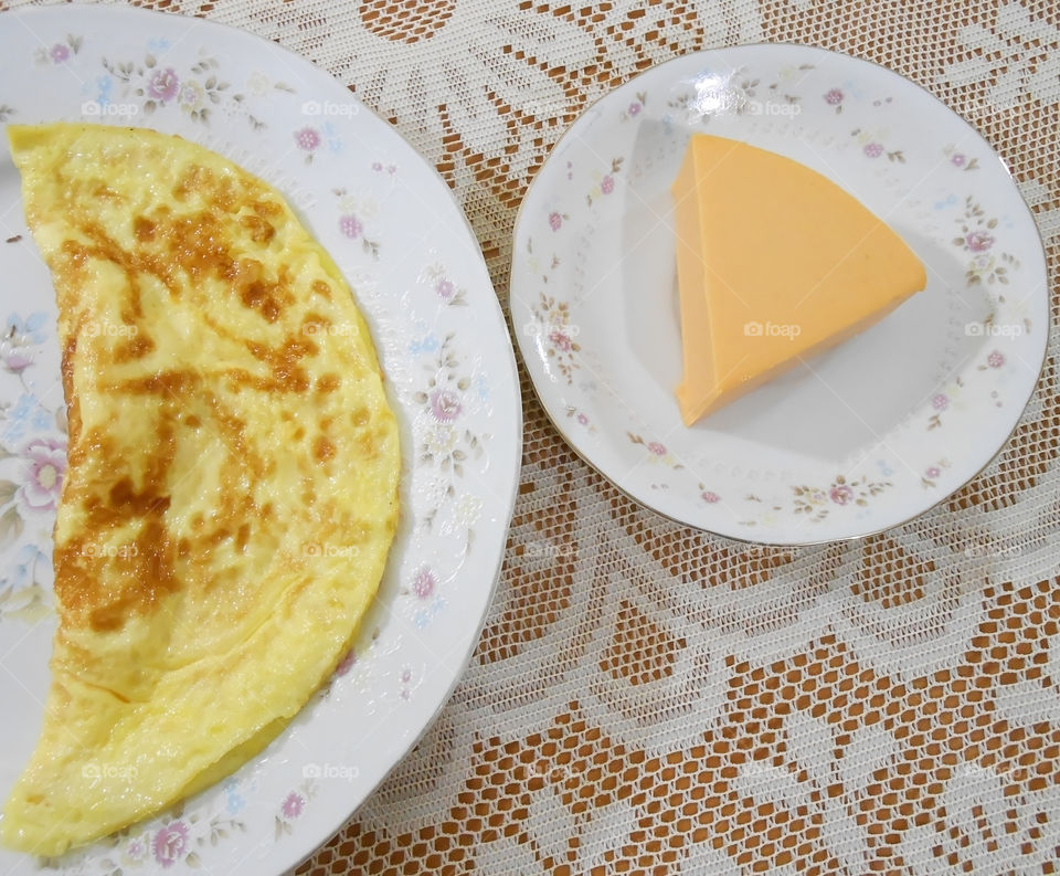 Cheese Omelette and Cheese