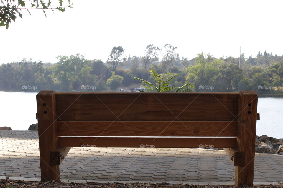 park bench Lake View