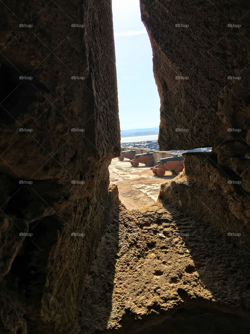 View through port hole