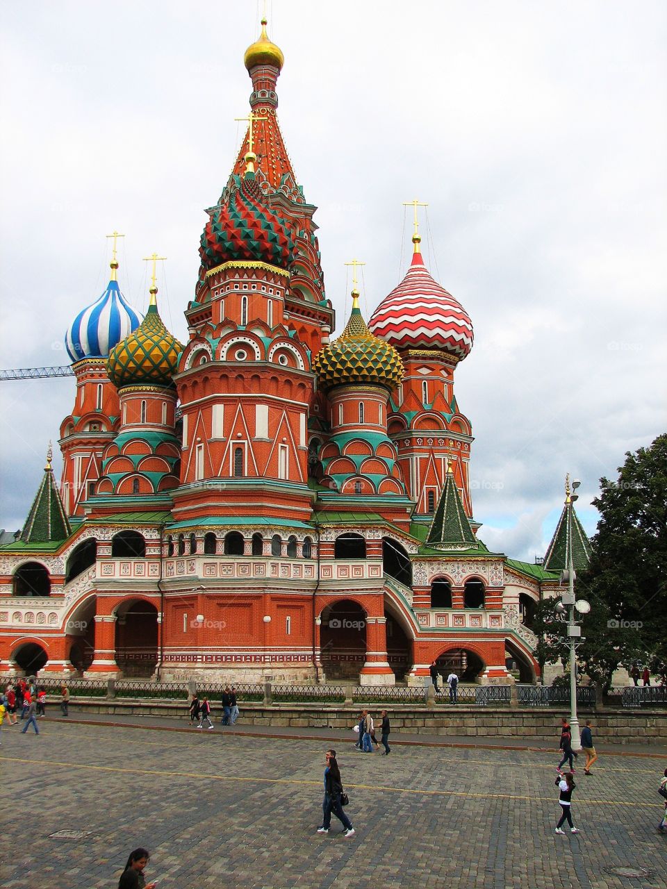 Russia. Moscow. Red Square. Journey. Excursion. Cathedral. domes. walk. summer evening. walk around the city. Centre.

 