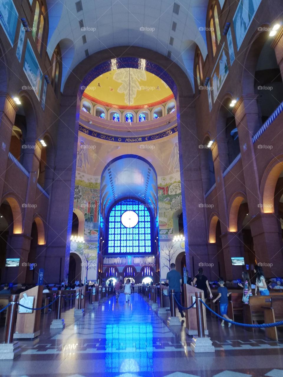 inside of aparecida church