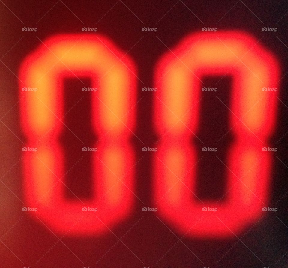 Zero digital number 