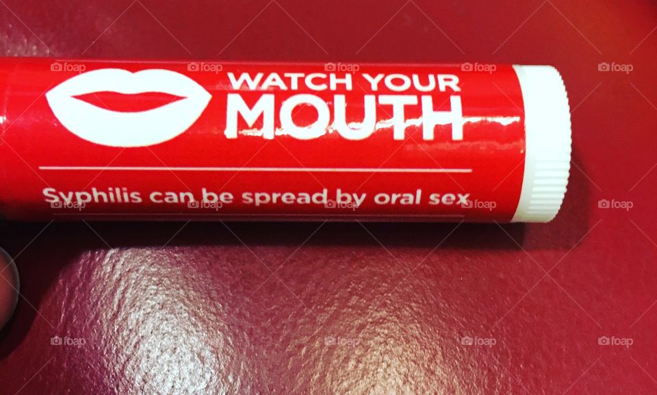 Lip balm with a message! STI awareness marketing tool at the transforming care conference in Ohio. For LBGTQ and HIV AIDS advocacy & healthcare. 
