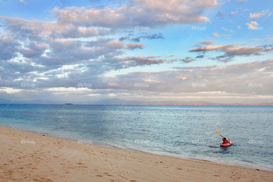 Sunset kayak