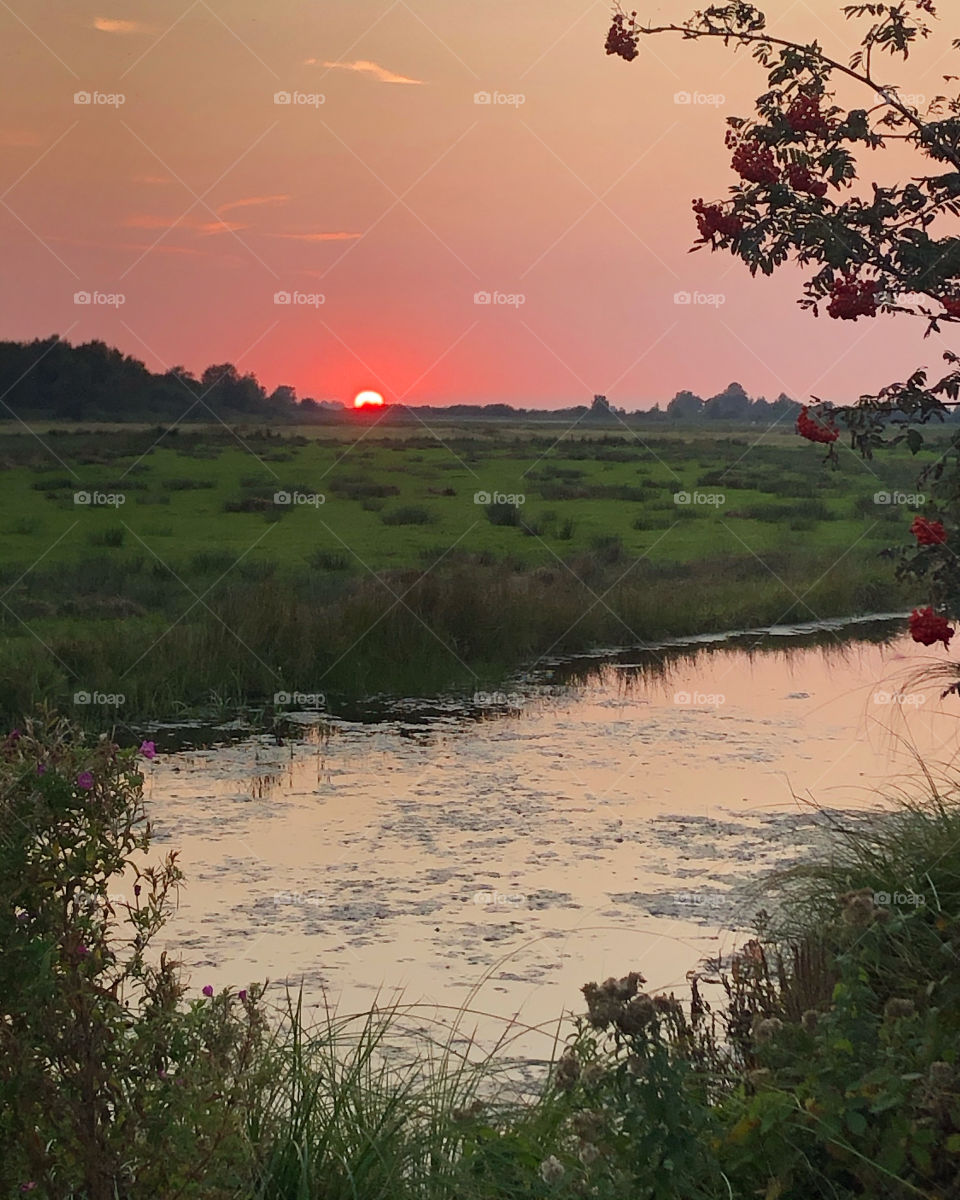 Sunset Friesland 