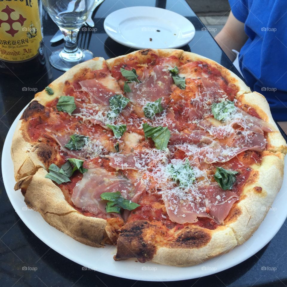 Margherita Pizza. One Speed - East Sacramento, Ca