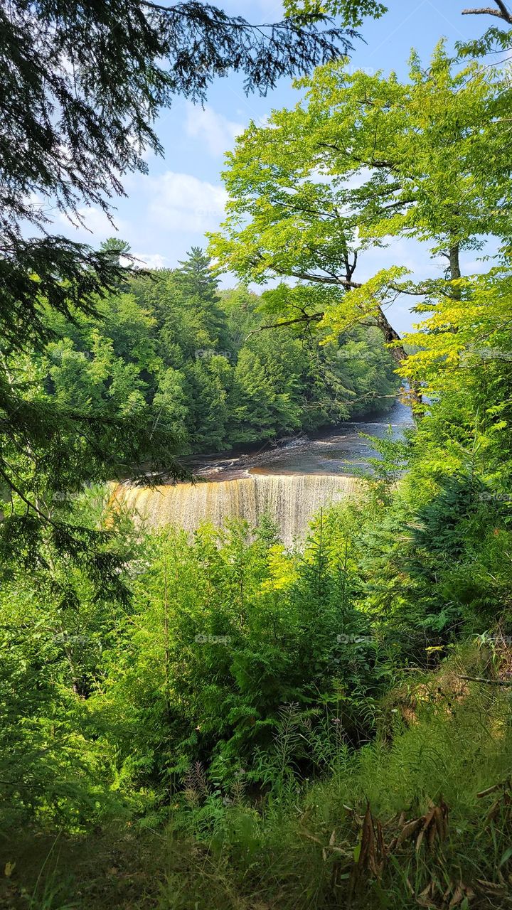 Looking Down on the Falls