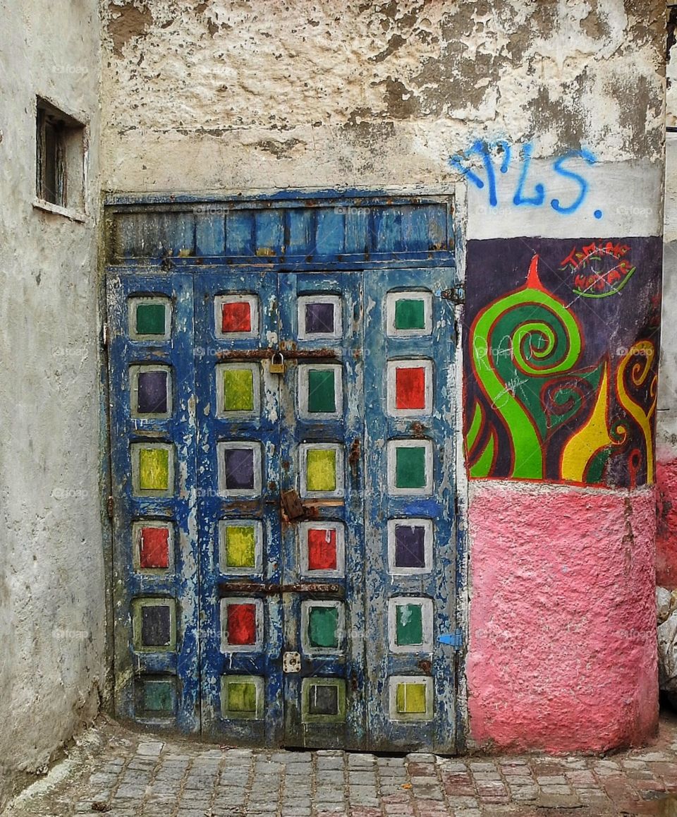 Colorful door